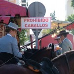 Horse riders prohibited, Fuengirola, Spain.