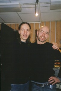 Martin with producer Paul