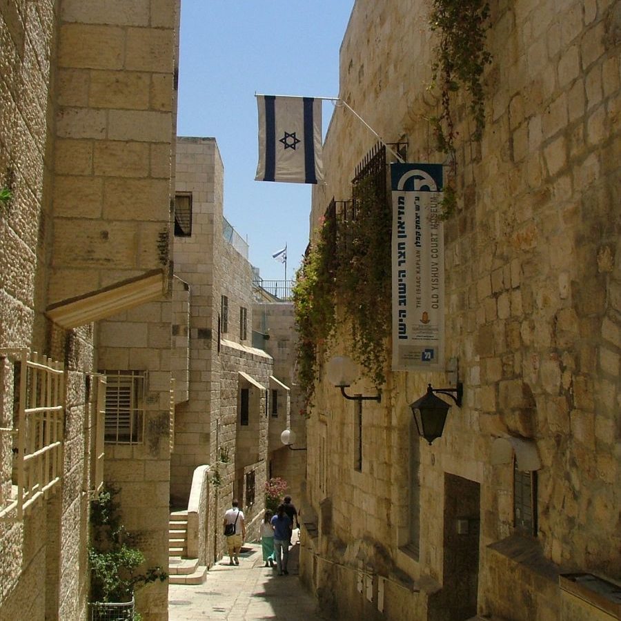 Divided into four quarters, the Jewish, Armenian, Moslem and Christian.